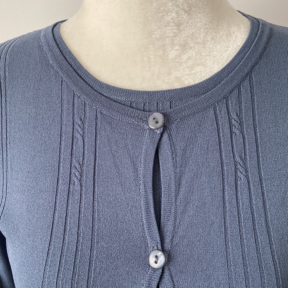 Co-Ord Rib-Knit Cardigan Sweater Set - Picture 5 of 11